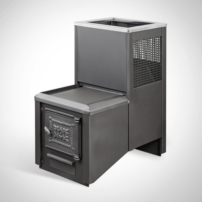 Печь банная «ПБ-25Б», без бака, съёмная задняя стенка, сталь 6 мм